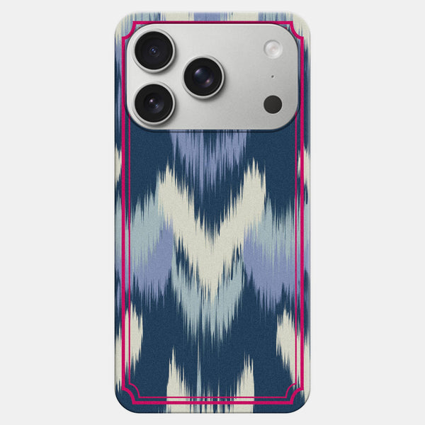 İkat Collection  Mavi Desenli Telefon Kılıfı - Vitelli Design