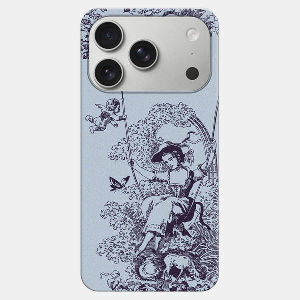 Timeless Collection Mavi Desenli Telefon Kılıfı