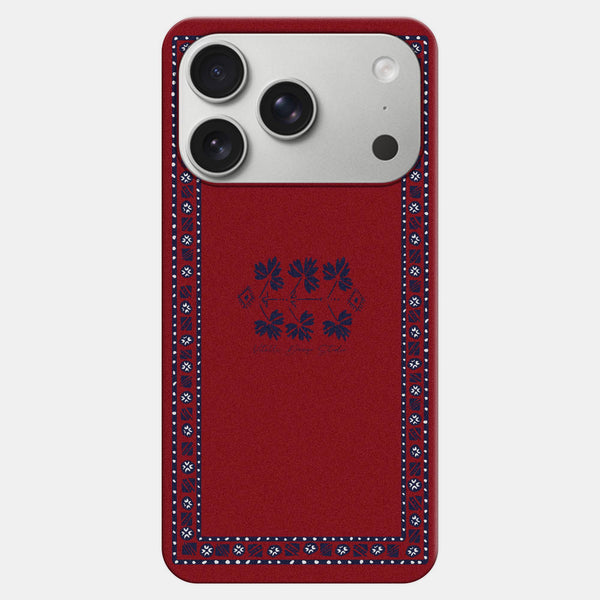 Yağcıbedir Collection Kırmızı Desenli Telefon Kılıfı