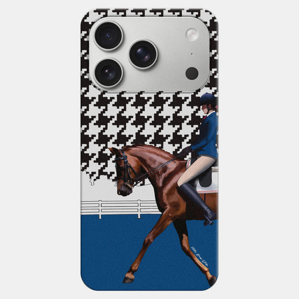 Equestrian Mavi Ceket Desenli Telefon Kılıfı | Vitelli Design