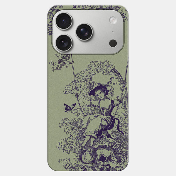 Timeless Collection Yeşil Desenli Telefon Kılıfı | Vitelli Design
