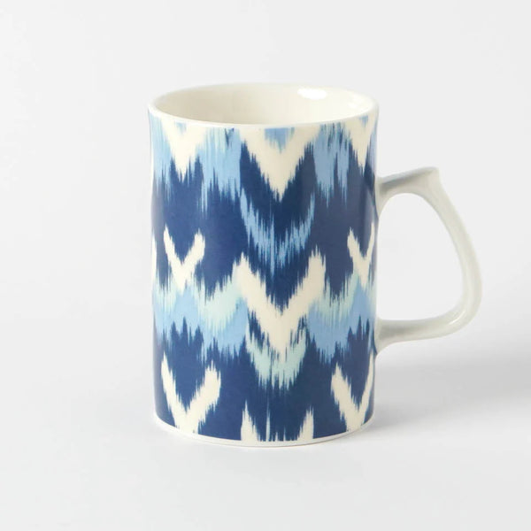 Ikat Cam Tabaklı Kahve Kupası Set