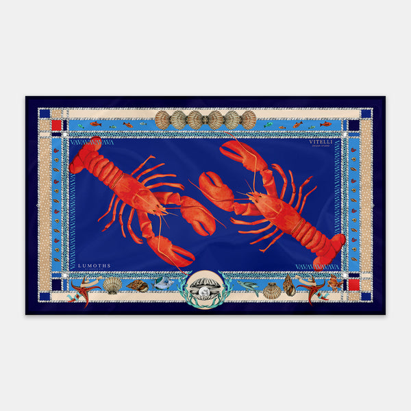 Vitelli X Lumoths - Lobster Silk Scarf