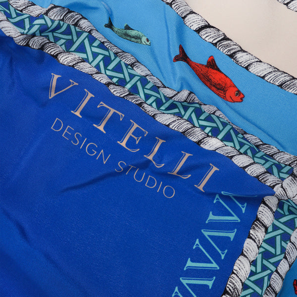 Vitelli X Lumoths - Lobster Silk Scarf