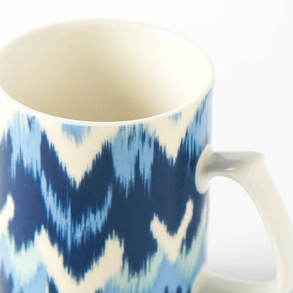 Ikat Cam Tabaklı Kahve Kupası Set