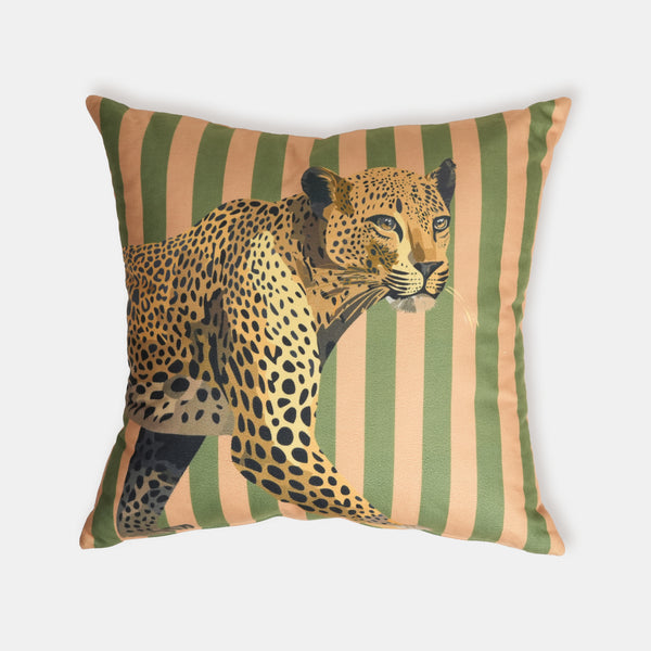 Leopard Çizgili Dekoratif Yastık