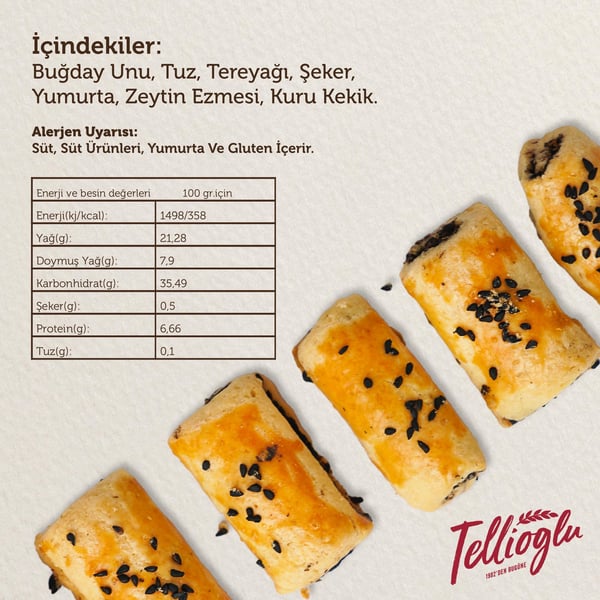 Zeytin Ezmeli Ve Kekikli Kurabiye 85 G