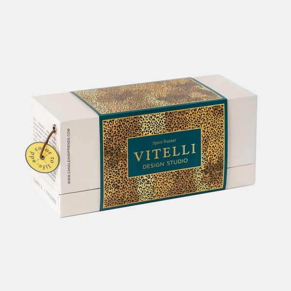 Triple Leopard Candles