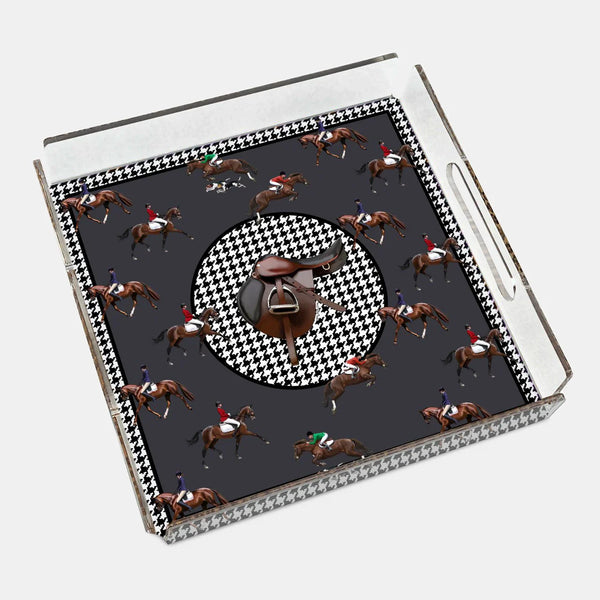 Equestrian 40x40 Akrilik Tepsi