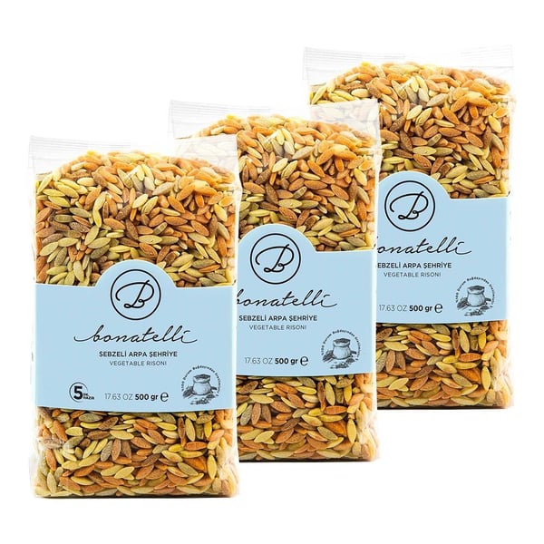 Bonatelli 3Lü Sebzeli Arpa Şehriye