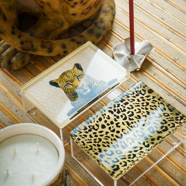 Leopard Akrilik Kutu