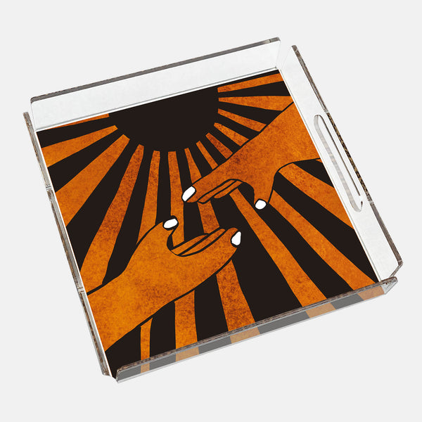 Işığa Uzanmak 40x40 Tepsi