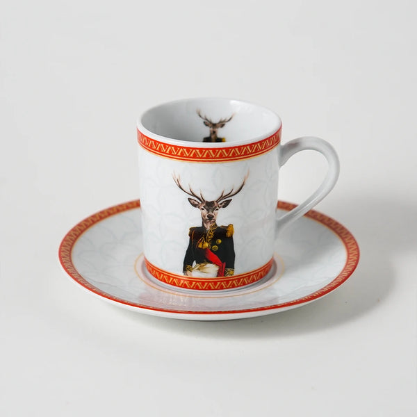 Deer General Porselen Kahve Fincanı