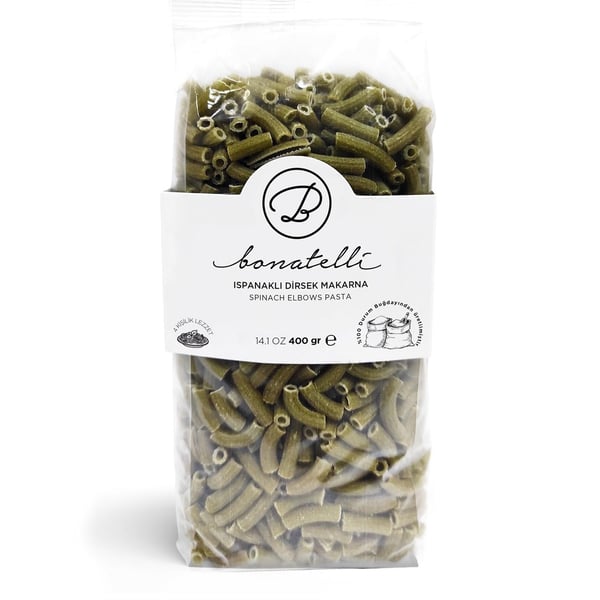 Ispanaklı Dirsek Makarna 400Gr