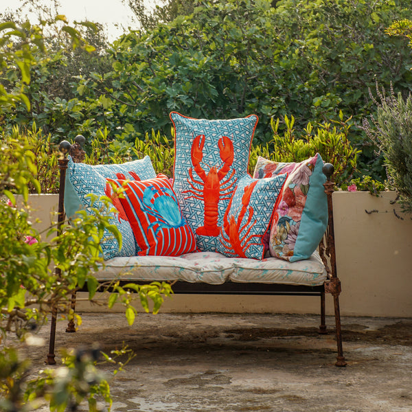 Lobster & Crab Dekoratif Yastık 90x50