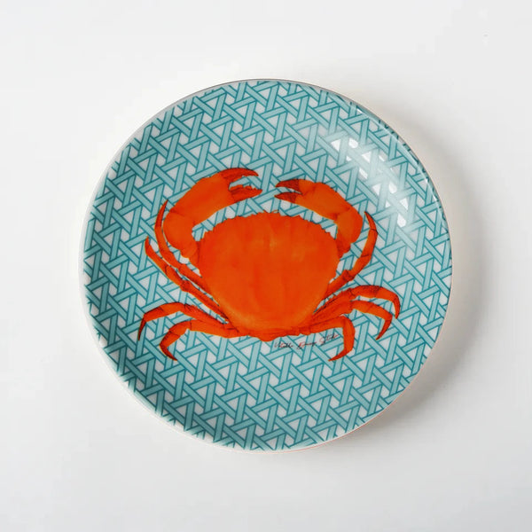 Hazeran Lemon 4-Piece 12 Cm Porcelain Plate