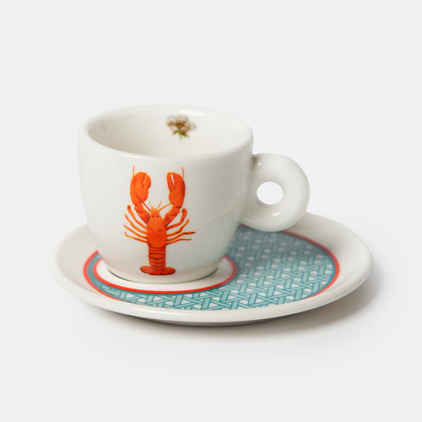 Hazeran Lobster & Crab Porselen Espresso Fincanı