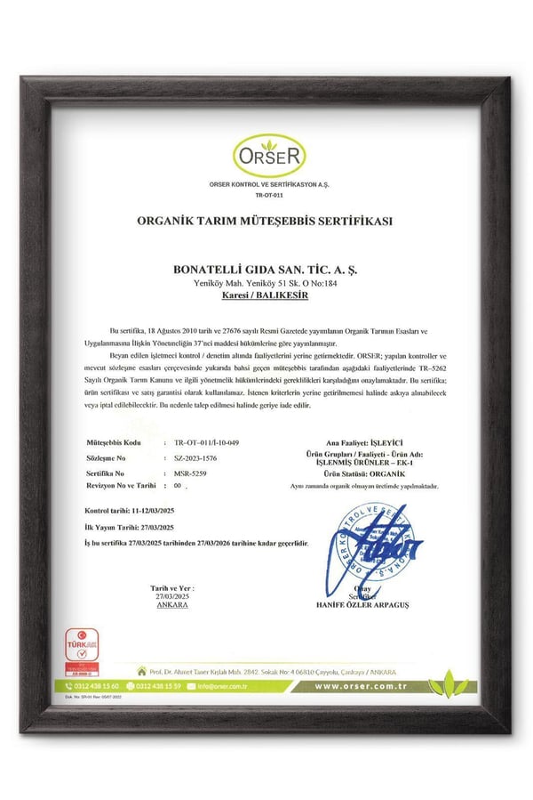 Organik Nohut  Dirsek Makarna 400 G