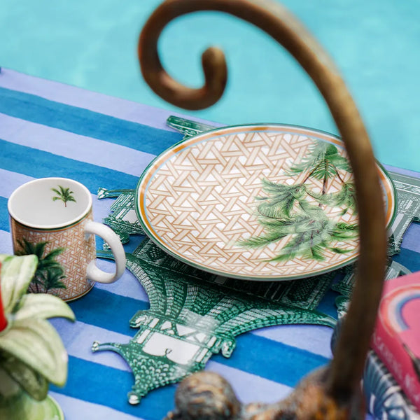 Hazeran 25 Cm Porselen Tabak