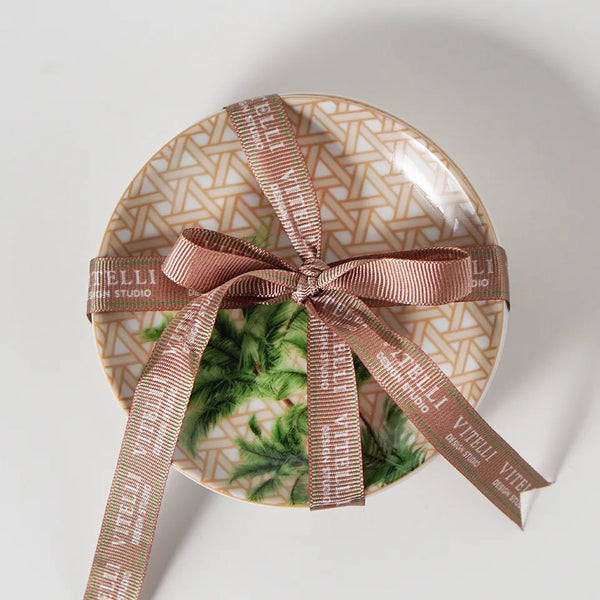 Hazeran Lemon 4-Piece 12 Cm Porcelain Plate