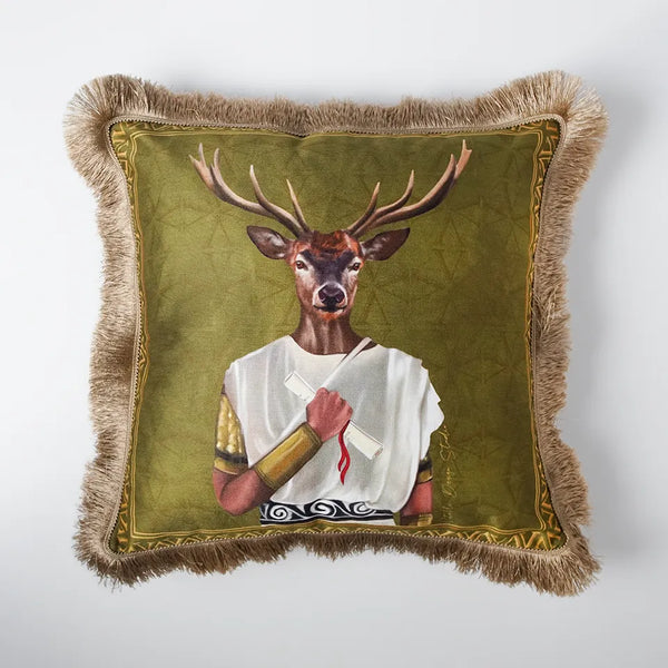 Deer Roman Dekoratif Yastık