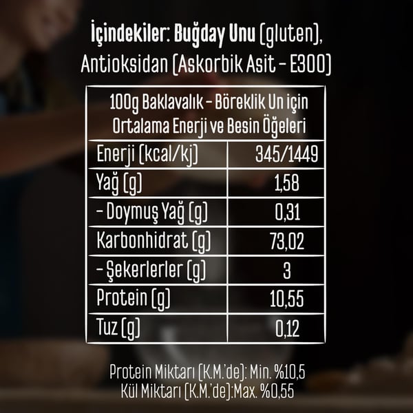 Tellioğlu Baklavalık Böreklik Un 5 KG