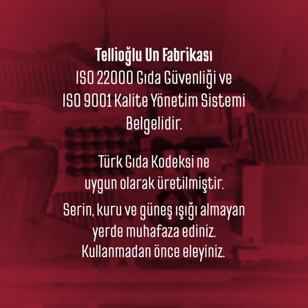 Tellioğlu Çok Amaçlı Un 1 Kg