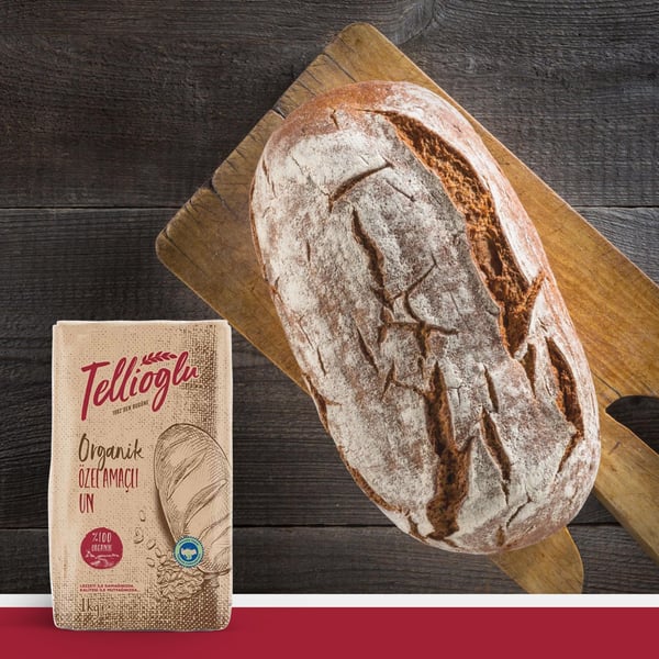 Tellioğlu Organik Özel Amaçlı Un 1 Kg