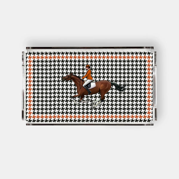 Equestrian Orange Ceket 38x23 Akrilik Tepsi