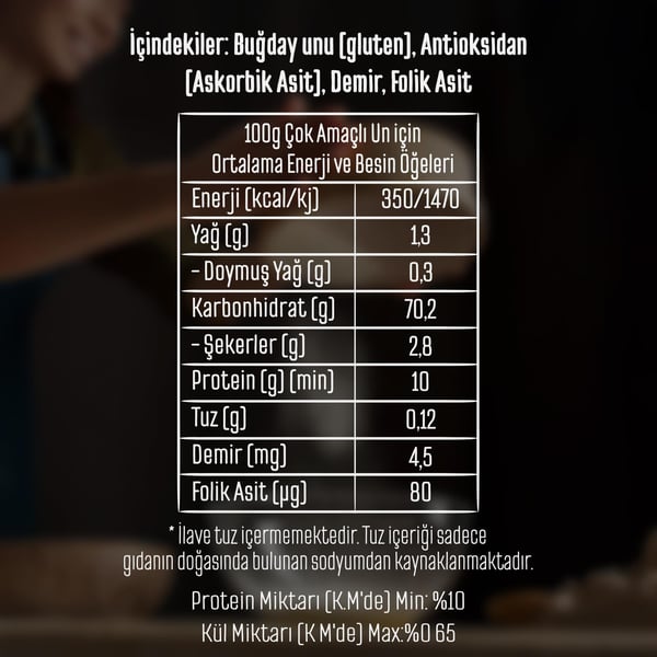 Tellioğlu Çok Amaçlı Un 5 Kg